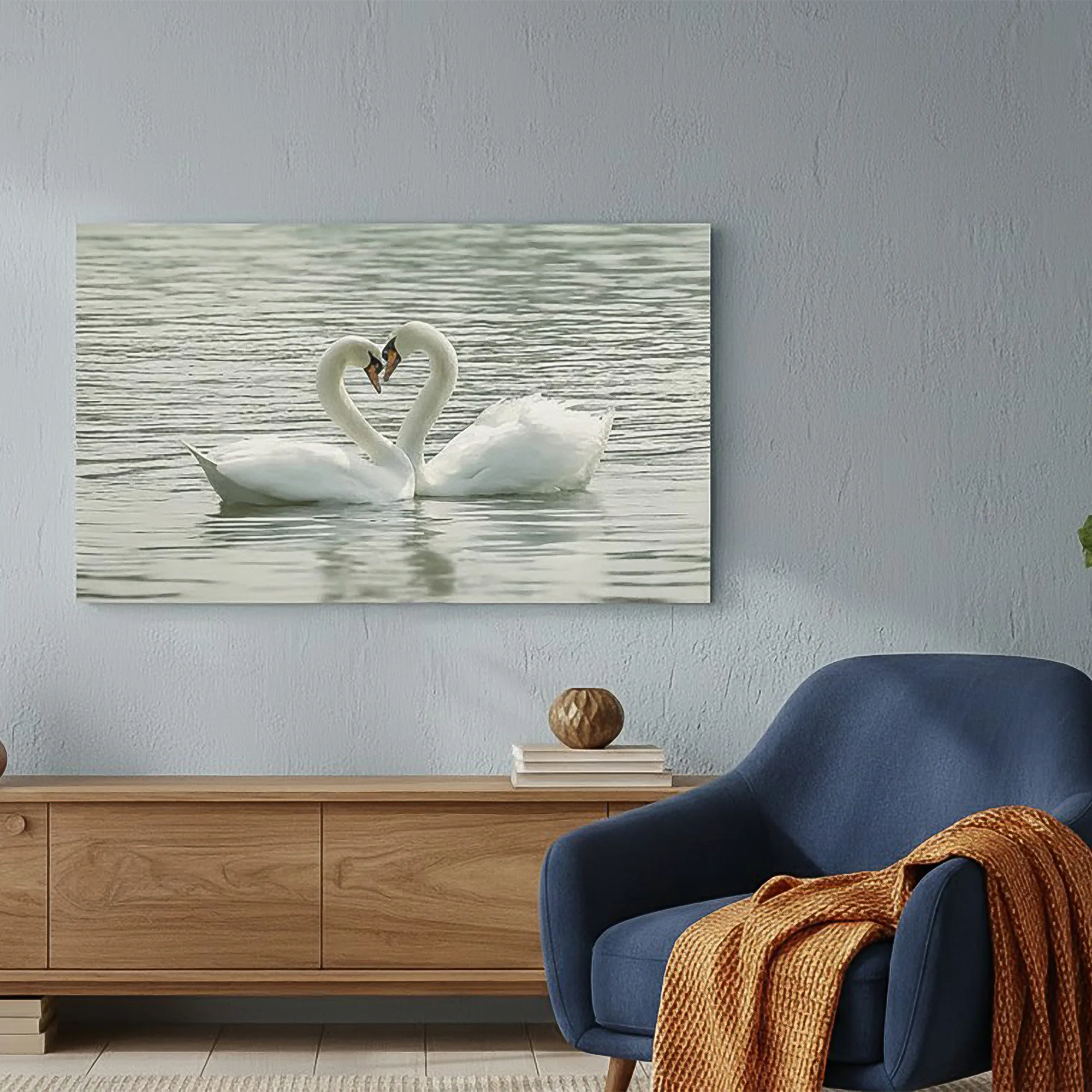 Swans Canvas Print