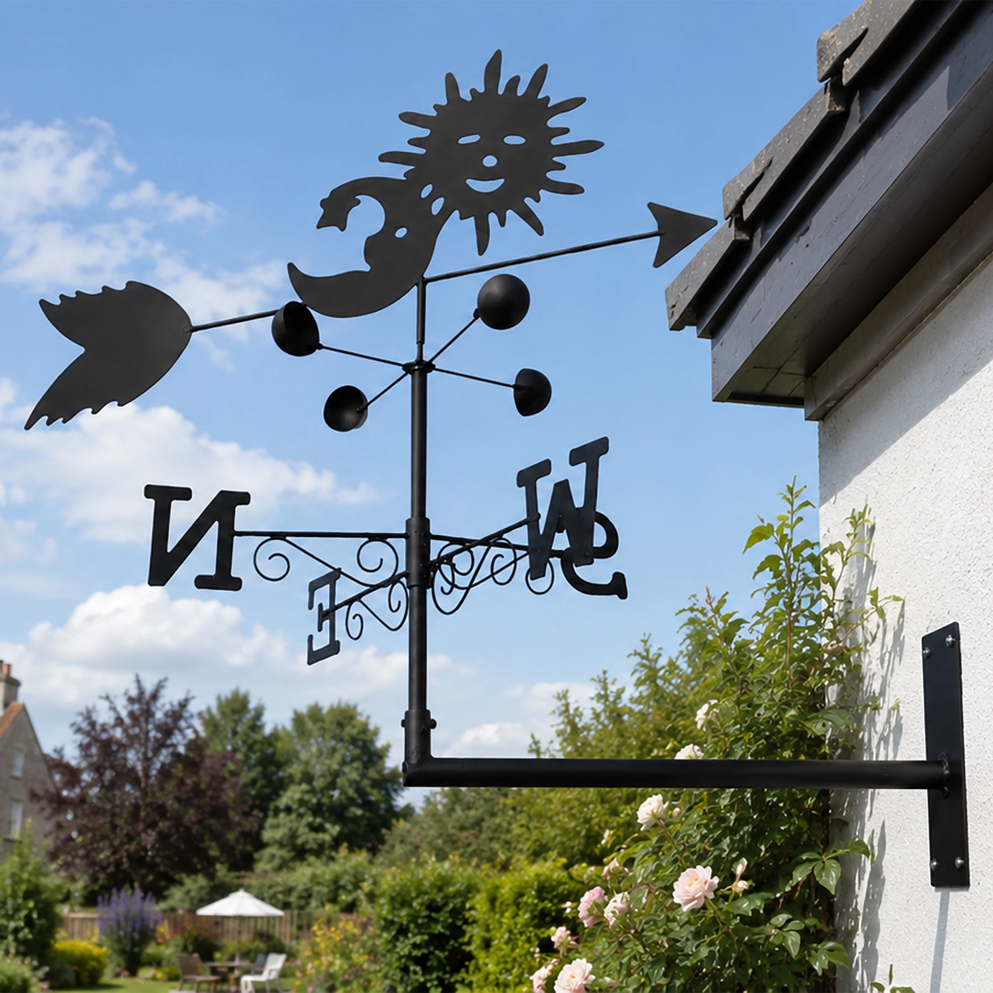 Sun and Moon Weathervane