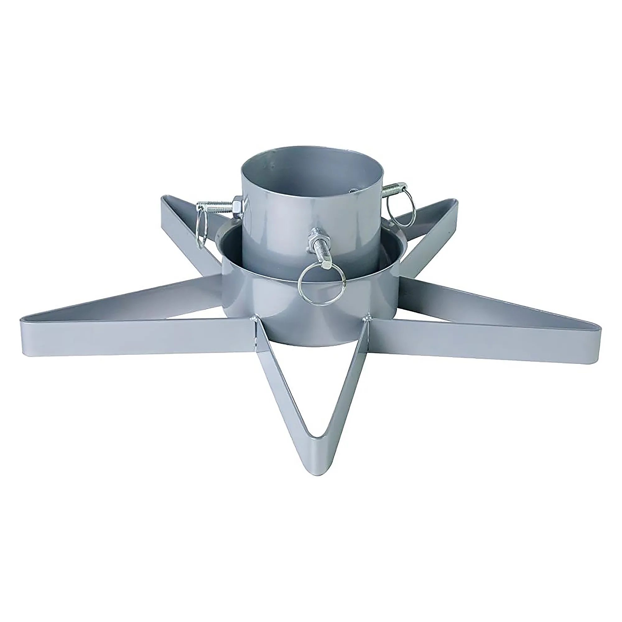 Star Shape Silver Metal Christmas